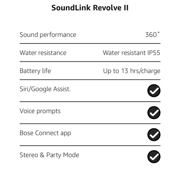 🚨NIB🚨 BOSE | Soundlink Revolve II Bluetooth Speaker | - Picture 6 of 7